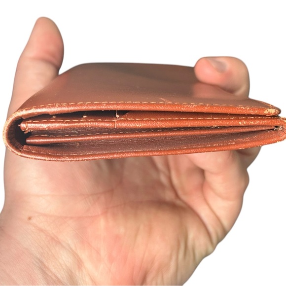 COACH Brown Smooth LEATHER WALLET WITH ID Pouch Coin Pouch. - Picture 8 of 10